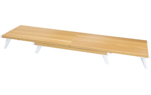 Support double moniteur en bois - Dual Monitor Stand - 2 écrans
