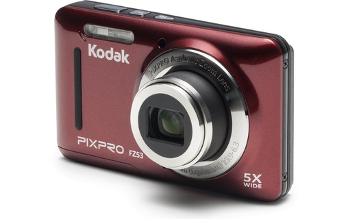 Kodak Kodak Pixpro - Fz53 - Appareil Photo Numérique Compact 16 Mégapixels - Rouge