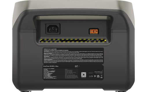 Station électrique portable EcoFlow RIVER 2 Max - 512Wh / 230V 500W / USB