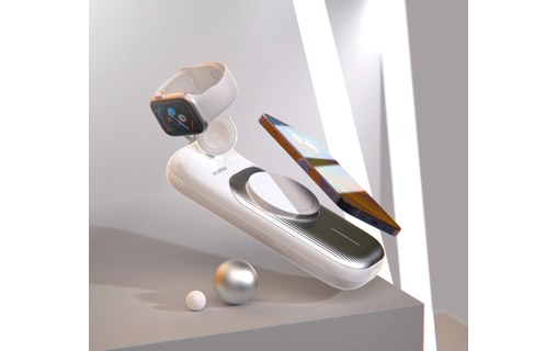 Batterie externe sans fil MagSafe 37Wh - iPhone/Watch/AirPods - Momax AirBox Go