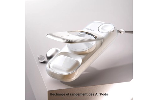 Batterie externe sans fil MagSafe 37Wh - iPhone/Watch/AirPods - Momax AirBox Go