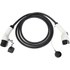 Câble de charge pour voiture électrique Type 2 vers Type 2 triphasé 7kW - 5 m
