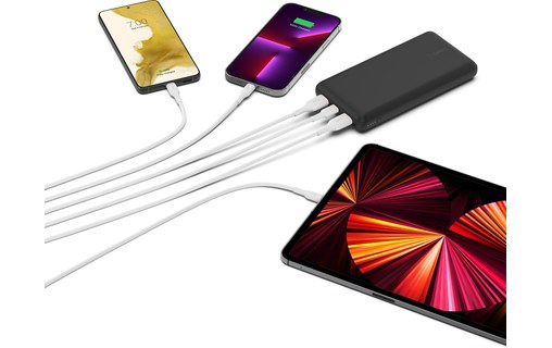 Batterie externe 74 Wh USB-C & USB-A 15 W - Belkin Boost Charge 20K - Noire