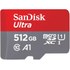 Carte microSDXC SanDisk Ultra 512 Go avec adaptateur SD, UHS-I