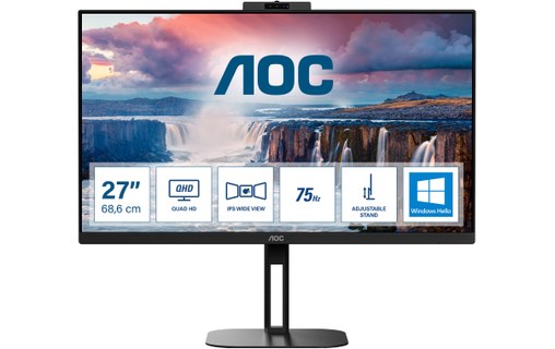 Écran 27" AOC V5 Q27V5CW - HDMI/DisplayPort