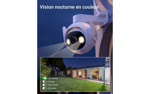 Caméra de surveillance PTZ sans fil extérieure - IMOU Cruiser 2 2K Wi-Fi