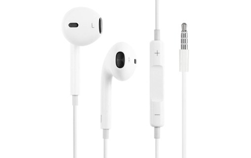 Écouteurs filaires Jack 3.5mm avec Micro et télécommande Apple Earpods  Blanc - Casque / Écouteur - Apple