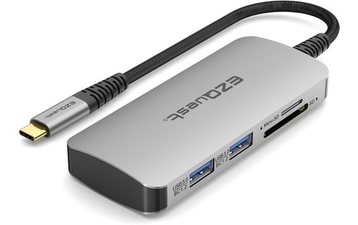 Dock USB-C multimédia 8 ports - EZQuest X40028 - HDMI 4K, USB-C, USB-A