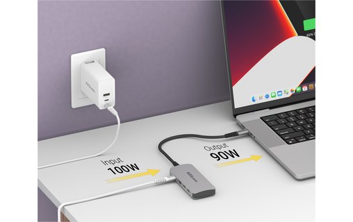 Dock USB-C multimédia 8 ports - EZQuest X40028 - HDMI 4K, USB-C, USB-A