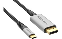 Câble USB-C vers DisplayPort 1.2 - EZQuest DuraGuard - 2,2 m