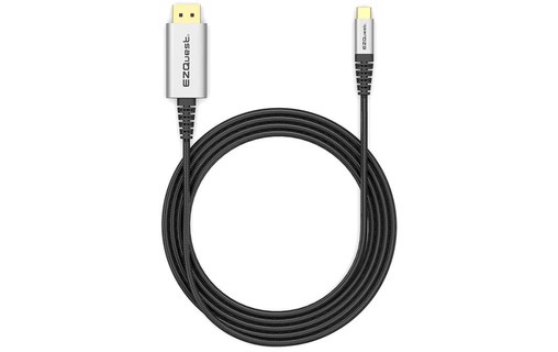 Câble USB-C vers DisplayPort 1.2 - EZQuest DuraGuard - 2,2 m