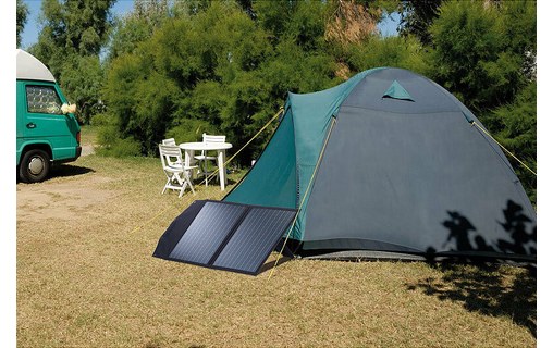Panneau solaire monocristallin pliable 50 W - MC4 - Revolt ZX3207