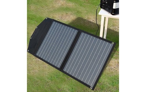 Panneau solaire monocristallin pliable 50 W - MC4 - Revolt ZX3207