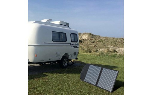 Panneau solaire monocristallin pliable 50 W - MC4 - Revolt ZX3207