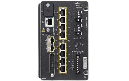Switch Ethernet Cisco Catalyst IE-3300-8T2X-E 8 ports - Manageable, L3