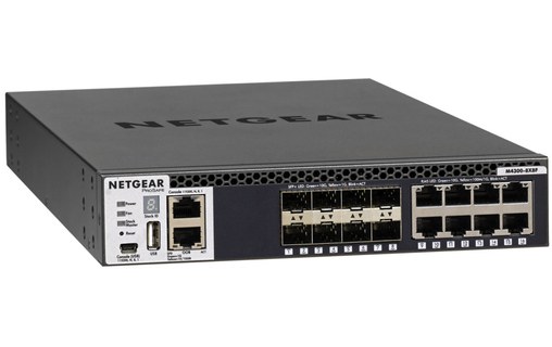 Switch Ethernet NETGEAR M4300-8X8F 8 ports - 10 GbE, Manageable, L3
