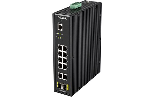 Switch Ethernet D-LINK DIS-200G-12S 10 ports - Manageable, L2