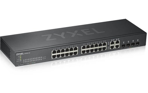 Zyxel GS1920-24V2 Géré Gigabit Ethernet (10/100/1000) Noir