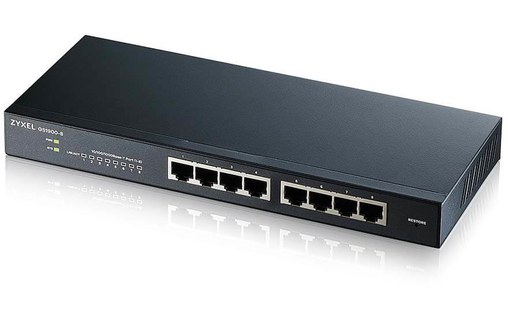 Switch Ethernet ZYXEL GS1900-8 8 ports - Manageable, L2