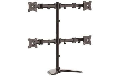 Support écran - 4 écrans - Noir - StarTech ARMBARQUAD