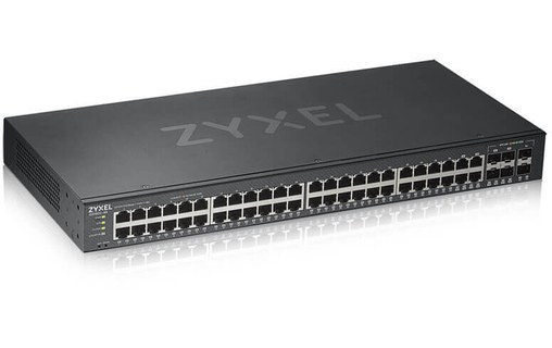 Zyxel GS1920-48V2 Géré Gigabit Ethernet (10/100/1000) Noir