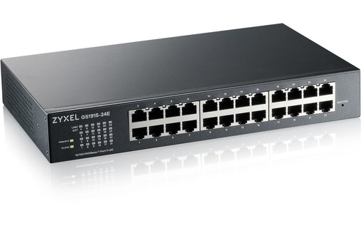 Zyxel GS1915-24E Géré L2 Gigabit Ethernet (10/100/1000) 1U Noir