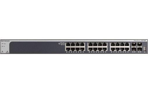 Switch Ethernet NETGEAR XS728T 24 ports - 10 GbE, Manageable, L2+/L3