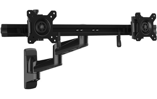 StarTech.com Support mural pour deux écrans - Bras articulés