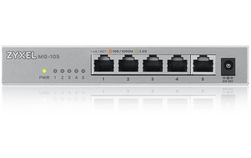 Switch Ethernet ZyXEL Série XMG100 - XMG-105 5 ports - 2,5 GbE