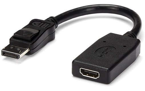 StarTech.com DP2HDMI câble vidéo et adaptateur 0,24 m HDMI Type A (Standard) Noi