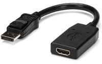 StarTech.com DP2HDMI câble vidéo et adaptateur 0,24 m HDMI Type A (Standard) Noi
