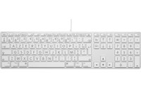 Clavier pour Mac LMP À gros caractères - KB-1243-BIG - Argent