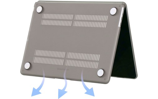 Coque pour MacBook Air 13" M2 2022-2024 - Anthracite - Novodio MacBook Case