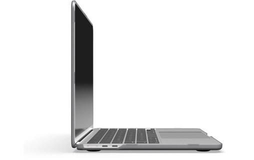 Coque pour MacBook Air 13" M2 2022-2024 - Noir translucide - Moshi iGlaze