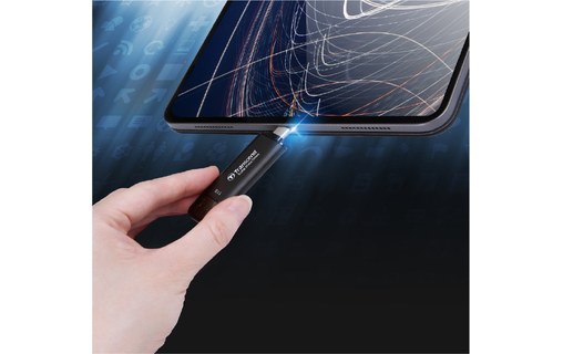Transcend ESD310 512 Go - Noir - SSD externe USB-C & USB-A