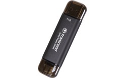 Transcend ESD310 1 To - Noir - SSD externe USB-C & USB-A