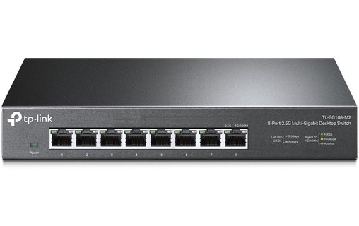 TP-Link TL-SG108-M2 commutateur réseau Non-géré 2.5G Ethernet (100/1000/2500) No