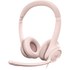 Micro-casque Logitech H390, Rose - USB