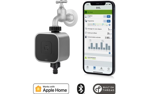 Eve Aqua - Contrôleur d'eau intelligent (Apple HomeKit) Compatible Thread