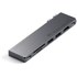 Dock USB-C 7 ports pour MacBook Air / Pro - Satechi Pro Hub Slim - Gris sidéral