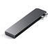Dock USB-C 7 ports pour MacBook Air / Pro - Satechi Pro Hub Slim - Gris sidéral