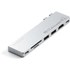 Dock USB-C 7 ports pour MacBook Air / Pro - Satechi Pro Hub Slim - Argent