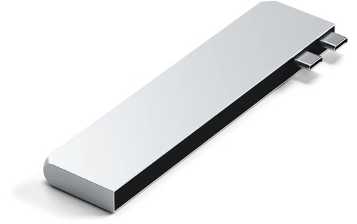 Dock USB-C 7 ports pour MacBook Air / Pro - Satechi Pro Hub Slim - Argent