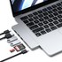Dock USB-C 7 ports pour MacBook Air / Pro - Satechi Pro Hub Slim - Argent