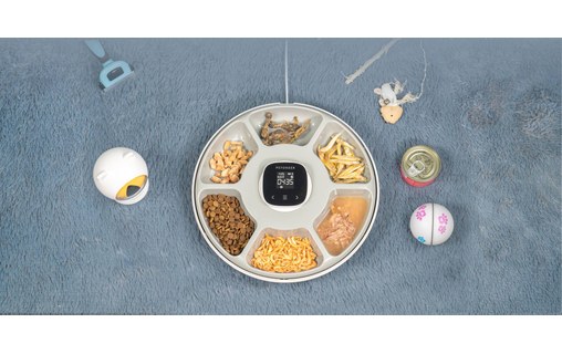 Petoneer NutriSpin - Gamelle connecté 6 repas pour chats et chiens