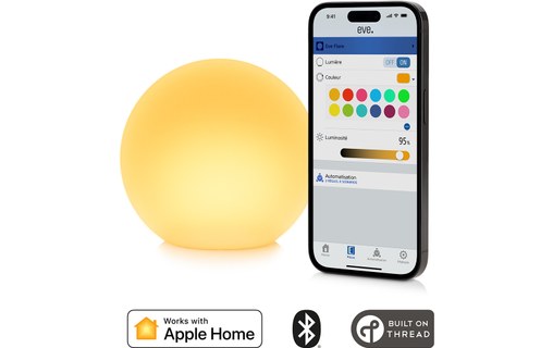Eve Flare - Lampe LED intelligente portable avec technologie Apple HomeKit