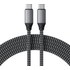 Câble Satechi USB-C vers USB-C 100 W USB 2.0 - 2 m - Gris