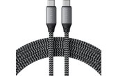 Câble Satechi USB-C vers USB-C 100 W USB 2.0 - 2 m - Gris