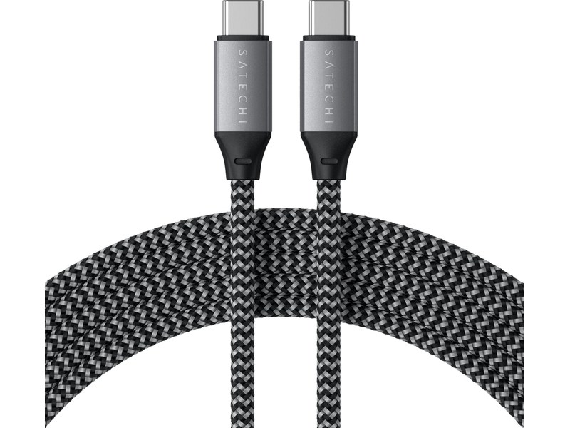 CABLE MICRO USB NYLON GRIS SIDERAL 2M