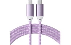Câble de charge USB-C vers USB-C 100 W 2 mètres - Violet - Satechi